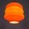 Vintage Orange Glass Hanging Lamp, 1970s 12