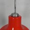 Lampe à Suspension Vintage en Verre Orange, 1970s 11