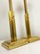 Large Brass Skyscraper Table Lamps, 1970s, Set of 2 5