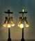 Grandes Lampes de Bureau Gratte-Ciel en Laiton, 1970s, Set de 2 7