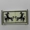 Wall Cabinet with Sliding Doors with Horse Image, 1950s 7