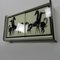 Wall Cabinet with Sliding Doors with Horse Image, 1950s 3