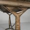 Art Deco Bistro Table with Oak Top on Cast Iron Table, 1930s 2