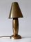 Mid-Century Modern Brass Side Table Lamp by Lambert for Gunter Lambert, Germany, 1970s 14
