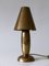 Moderne Mid-Century Messing Beistelltischlampe von Lambert für Gunter Lambert, Deutschland, 1970er 5