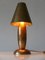 Lámpara de mesa auxiliar Mid-Century moderna de latón de Lambert para Gunter Lambert, Alemania, años 70, Imagen 10