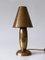 Mid-Century Modern Brass Side Table Lamp by Lambert for Gunter Lambert, Germany, 1970s 1
