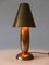 Lámpara de mesa auxiliar Mid-Century moderna de latón de Lambert para Gunter Lambert, Alemania, años 70, Imagen 8