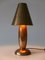 Moderne Mid-Century Messing Beistelltischlampe von Lambert für Gunter Lambert, Deutschland, 1970er 8