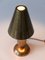 Lámpara de mesa auxiliar Mid-Century moderna de latón de Lambert para Gunter Lambert, Alemania, años 70, Imagen 12