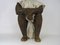 Malian Artist, Large Dogon Statue of Seated Man, Early 20th Century, Wood & Fabric 8