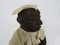 Malischer Künstler, Große Dogon-Statue eines sitzenden Mannes, Frühes 20. Jh., Holz & Stoff 5