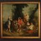 Artista francés, escena rococó, 1770, óleo sobre lienzo, Imagen 1