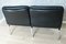 Mobilier de Salon en Cuir Noir par Walter Knoll pour Walter Knoll, 1970s, Set de 3 2