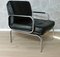 Black Leather Living Room Set by Walter Knoll for Walter Knoll, 1970s, Set of 3, Image 10