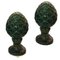 Mid-Century Spanish Finals Pineapple on Green Ceramic, Set of 2, Image 1