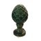 Piña de la final española Mid-Century sobre cerámica verde. Juego de 2, Imagen 2