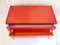 Red Lacquer Chest with 4 Drawers, 1950s 4