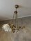 Vintage Gold Bronze Chandelier, 1920 12