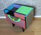 Small Colorful Nightstands, 1950s, Set of 2 2
