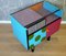 Small Colorful Nightstands, 1950s, Set of 2 8