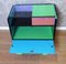 Small Colorful Nightstands, 1950s, Set of 2 4