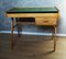 Piedini a compasso da scrivania con ripiano verde, anni '50, Immagine 1