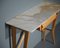 Table Console Vintage avec Plateau en Marbre, Italie, 1950s 8