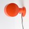 Danish Orange Plastic Wall Lamp by Sven Middelboe for Nordic Solar, 1970s, Image 3