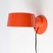 Danish Orange Plastic Wall Lamp by Sven Middelboe for Nordic Solar, 1970s 6