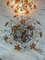 Mid-Century Glass Floral 4-Light Ceiling Lights from Maison Baguès, 1970s, Set of 2 7