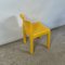 Model 4875 Chair in Glossy Yellow by Carlo Bartoli for Kartell, 1980s 7