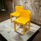 Model 4875 Chair in Glossy Yellow by Carlo Bartoli for Kartell, 1980s 5