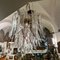 Lámpara de araña Mid-Century moderna de amatista y cristal de Murano claro atribuida a Mazzega, años 70, Imagen 12