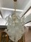 Mid-Century Modern White Murano Glass Cascade Chandelier attributed to Mazzega, 1970s 8