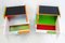 Small Colorful Nightstands, 1960s, Set of 2 2