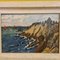 S. Barrier, French Coastal Scenes, 1947, Oil on Panels, Framed, Set of 2 3