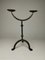 Brutalist Wrought Iron Candlestick, 1960s 4