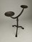 Brutalist Wrought Iron Candlestick, 1960s, Image 2