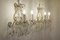 Appliques Murales Style Maria Teresa avec Deux Lampes et Suspensions, Italie, 1940s, Set de 2 2