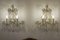 Vintage Maria Teresa Style Wall Lamps with Two Lights with Pendant Drops, Italy, 1940s, Set of 2 1