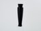 Art Deco French Tall Black Opaline Glass Vase from Anatole Riecke, 1951 10