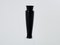 Art Deco French Tall Black Opaline Glass Vase from Anatole Riecke, 1951, Image 10