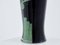 Art Deco French Tall Black Opaline Glass Vase from Anatole Riecke, 1951 7