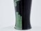 Art Deco French Tall Black Opaline Glass Vase from Anatole Riecke, 1951, Image 7