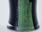 Art Deco French Tall Black Opaline Glass Vase from Anatole Riecke, 1951 6