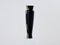 Art Deco French Tall Black Opaline Glass Vase from Anatole Riecke, 1951 11