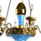19th Century Turquoise and Golden Chandelier, Lucca, Image 5