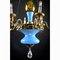 19th Century Turquoise and Golden Chandelier, Lucca 4