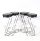 Mid-Century Modern Chrome and Faux Leather Bar Stools, 1970s, Set of 4 2